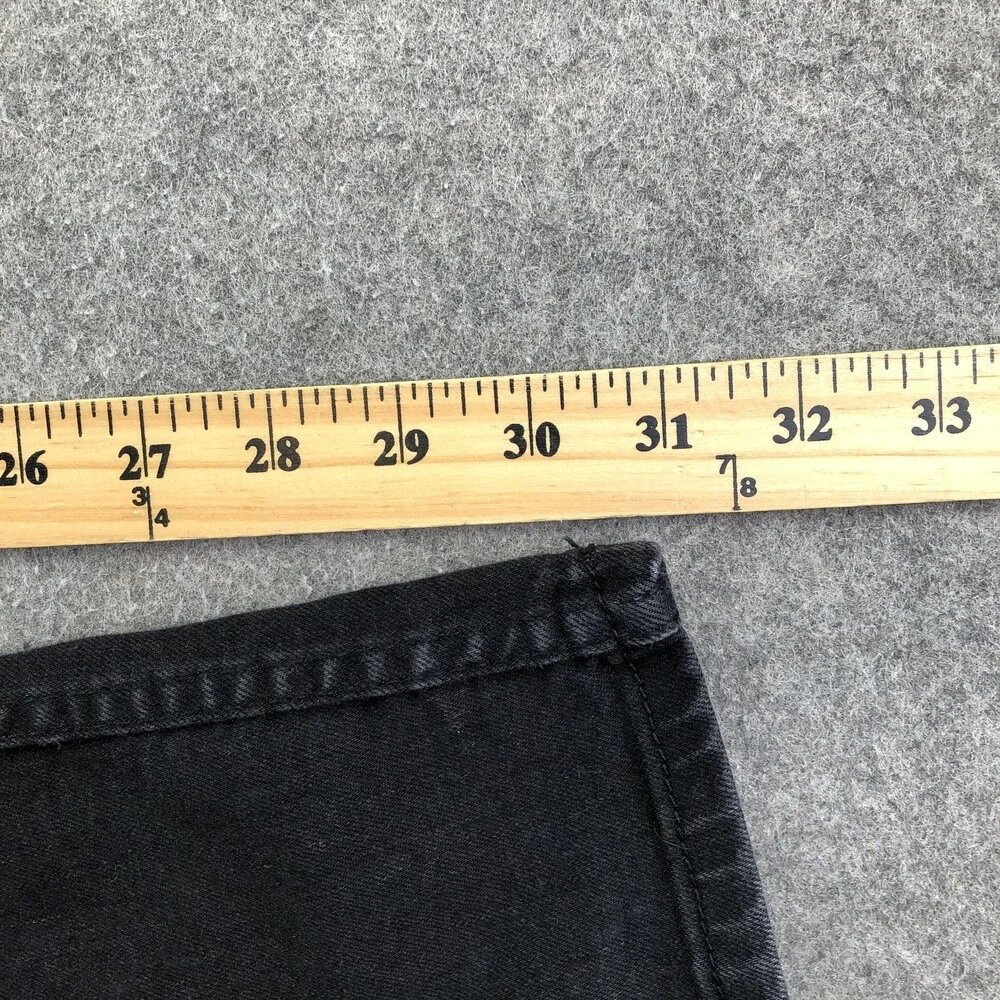 Levis 512 Jeans Mens 40x32 Black Charcoal Wash Slim Tapered Denim Pants Casual